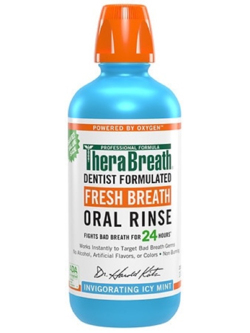 TheraBreath Fresh Breath Oral Rinse - invigorating icy mint 1 Liter